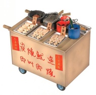 香港懷舊絕版食玩 mimo 孖妹 香港 環球UML Mimo 孖妹食玩系列 -街頭小食 車仔檔 場景 炭燒魷魚