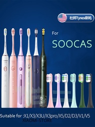 ☫✆ For SOOCAS X3/X3U/X5 Replacement Toothbrush Heads Clean Tooth Brush Heads Sonic Electric Toothbrush Soft Bristle Nozzles