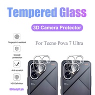 2 Pcs Tempered Camera Protector for Tecno Pova 7 Ultra 9H 8K Lens Glass Film for Tecno Pova 7 Ultra 