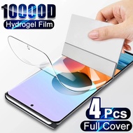 4Pcs Hydrogel Film For Redmi Note 10 11 Pro 10S 11S 10A 10C Screen Protector Xiaomi Redmi Note 8 9 Pro 9S 9T 9A 9C Not Glass
