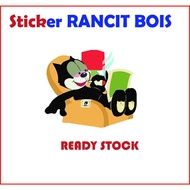 Sticker Motor Rancit Bois Sticker Helmet motor