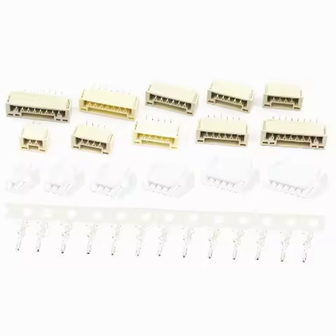 20PCS/LOT JST GH1.25 Connector with Lock GH 1.25mm Socket Pin Header Vertical Horizontal Housing Ter