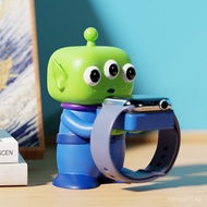 Trendy Cartoon Three-Eyed Huawei Watch Stand Compatible with Apple Watch Charger Stand Base Storage 
