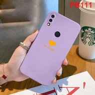 Casing huawei y7 2019 huawei y9 2019 huawei y7 pro 2019 phone case Softcase Liquid Silicone Protector Smooth shockproof Bumper Cover new design Cartoon Couples for love YTAX01