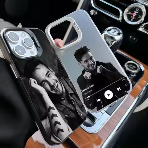 Singer L-Liam Payne Phone Case For IPhone 17 16 15 Pro Max Plus 14 13 12 11 Black White Shockproof P