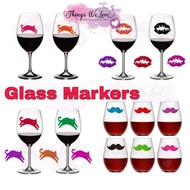 [SG-FREE SHIP] Glass Markers Tag CNY Tags Marker Indicator Code Mark Cup Mug Wine Beer Drinks Alcoho