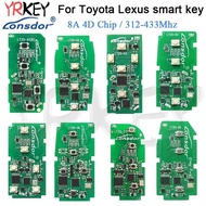 Lonsdor Universal Car Smart Remote Key LT20 for Toyota for Lexus for Subaru 8A 4D Chip A433 F433 529