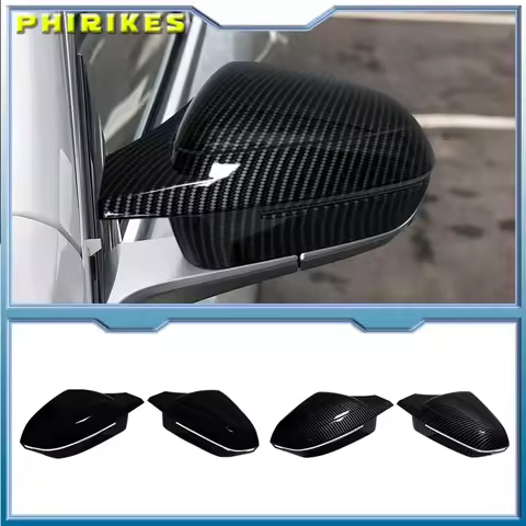 M Look Replacement Bright Black Side Mirror Cover Caps for BMW 5 7 I5 I7 Series G60 G61 G68 G70 G90 