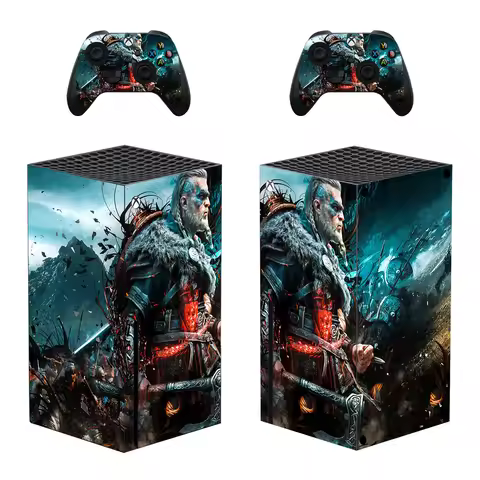 New Game Skin Sticker Decal Cover for Xbox Series X Console and 2 Controllers Xbox Series X Skin Sti
