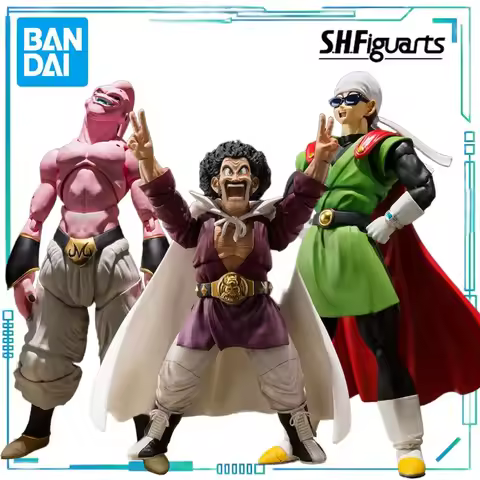 BANDAI Genuine S. H. Figuarts Series Movable Toys Dragon Ball Series Demonic Boo, Saiyan Masked Supe