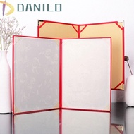 DANILO A3 A4 Art Paper Hardcover, Poetry Reading Hosted Speech File Paper Page Folder, Durable Signi