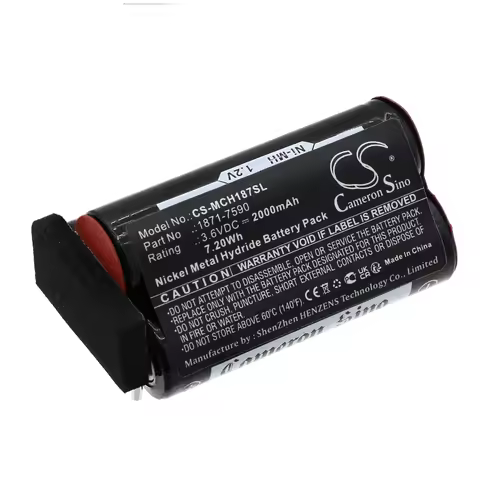 2000mAh Shaver Battery for Moser ChromStyle 1871, Wella Academy ChromStyle, Super Cordless 1872 clip