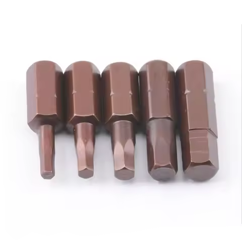 Magnetism Hex Screwdriver Bits 1/4" Hex Shank 25mm Long Hex Head Screw Driver Bits For Power Tool H2