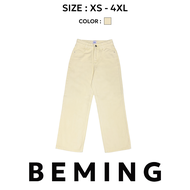 Bemingjeans064 (XS-4XL)-PASTEL DREAM JEANS กางเกงยีนส์ขากระบอกทรงสวย ใส่แล้วช่วยให้ขาดูเรียวยาว