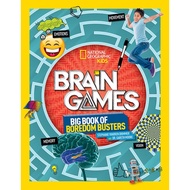 [100% Original Books] - Brain Games by National Geographic Kids (US edition, paperback)