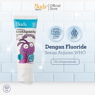 Buds Organics Toothpaste With Fluoride 3-12 Years / Toothpaste / Baby Toothpaste