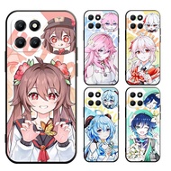 For Honor X9D X9C smart X9C X9A X9B X8A X7A X8B X8C X9 4G X7B X8 4G 5G Genshin Impact hu tao Casing 