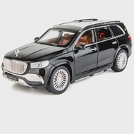 Tỉ Lệ 1:24 GLS600 Xe Thả Đồ Chơi Mô Hình Có Âm Thanh & Ánh Sáng Mô Phỏng Đen/Bạc Đen/Đen Trắng Hợp K