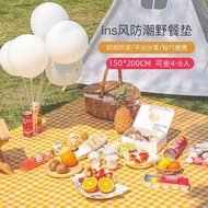 300 X 200cm Portable Picnic Mat Waterproof Camping Mat Foldable Outdoor Mat Picnic Cloth Tikar Berke
