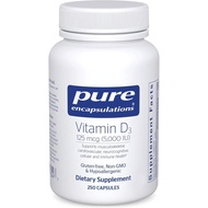 Pure Encapsulations Vitamin D3 125 mcg (5,000 IU) -  to Support Bone, Joint, Breast, Heart, Colon, a