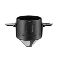 Hand made coffee filter cup filter paper free portable set folding funnel stainless steel filter screen drip set applian