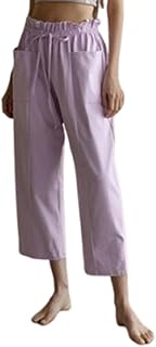 Dhyani Viveka Pocket Yoga Pants for Women, Bootcut High-Stretch Lounge Pants with Shaping Waist, Mad