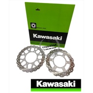 KAWASAKI KLX250 BRAKE DISC SILVER FRONT & REAR ORIGINAL