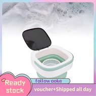 aoke Fockety Portable Washing Machine  36W 12L Laundry Low Noise Collapsible Foldable Washer Small C