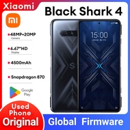 Black Shark 4 5G Gaming Phone Snapdragon 870 Used Phone 95% new Mobile Phone 6.67inch Snapdragon 870