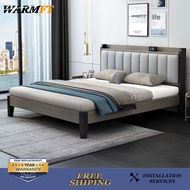 WFT 【In Stock】Bed Frame Bed Frame With Storage Bed Frame Queen King Size Bed Frame Queen Size Bed Frame 1.8m Single Bed Pull Out Bed Frame Bearing 800kg