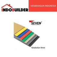 SEVEN ACP 4 MM PVDF 0.3 EXTERIOR ALLOY 1100 DIMENSI 1.2 X 2.4 METER PER LEMBAR / ALUMINIUM COMPOSITE