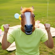Quirky Gorilla Latex Animal Mask – Funny Performance Headpiece – Costume Prop Topeng Monyet Unik Get