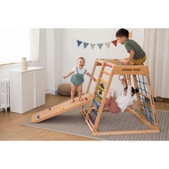 AVDAR GYM RAINBOW TRAPETS SET [READY STOCK]