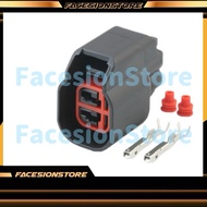 2 Pin Ford GM Dodge Jeep Mustang Bosch EV6, EV14,LS2, LS3, L57 Fuel Injector Socket Connector