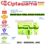 Grendel Rantai Pintu Gudang Kayu plat tebal 3 inch Kunci Slot Jendela