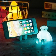 YOLO Phone Stands Phone Accessories Action Figure Cartoon Baymax Anime Big White