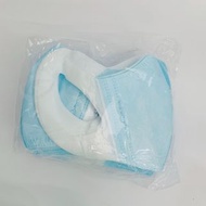 【台灣製】BNN 兒童立體口罩 不織布耳帶M系列 50個(袋裝) 淺藍 [1-3歲]【香港現貨🇭🇰全店任選2件免運】