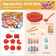 Mainan Didik Kanak Kanak Magic Water Elf Slime Hot Pot Permainan Masak Masak Untuk Budak Perempuan L