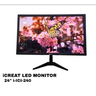 ICReat LED MONITOR 24 INCH i-ICI-240
