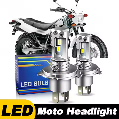 1pc/2Pcs Motorcycle Headlights For Yamaha TW200 1987-2017 Super Bright 6000k 12000lm H4 HS1 LED Head