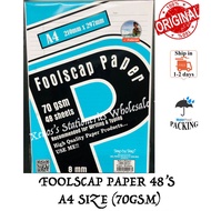 SBS0013 FOOLSCAP PAPER 48'S 70GSM