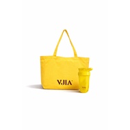 VJIA Tote Bag with Shaker Bottle Gift Set
