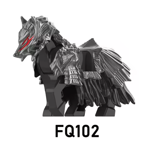 FQ101 FQ102 Popular Japanese Anime Characters Berserk Guts Horse mini Model figures Blocks cartoon M