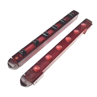 1 Set Billiard Wood Rack Wall Mounted Hanging 6 Cue Stick for Snooker Cue Space Saving Holder Snooke