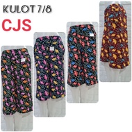 4 Motif Celana Pendek Kulot 7 8 Krep Wanita Bunga