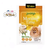 jerhigh (12ซอง) Morning Time Stick ขนมเจอร์ไฮ สำหรับสุนัข 60g.