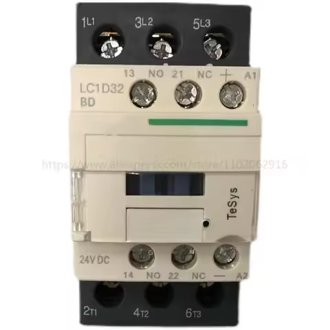 1Pcs contactor LC1D32 DC contactor coil DC24V LC1-D32BDC 32A