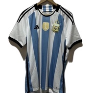 Timnas Argentina National Team Home World Cup Champions 2022 WC 22 Original Jersey Football Shirt Ki