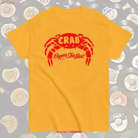 Crab Records Reggae Ska Beat T Shirt Rocksteady Pama Studio 1 Bluebeat Soul Skin vintage Washed grap