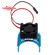 For  A959-B 144001 124019 RC Car Aluminum Alloy Motor Heatsink Cover with Cooling Fan for 540 550 36